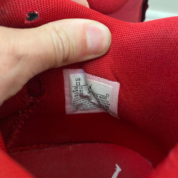 Jordan Mens Size 11 Tatum 1 TB University Red Baskeball Shoes Sneakers Nike - Picture 6 of 9